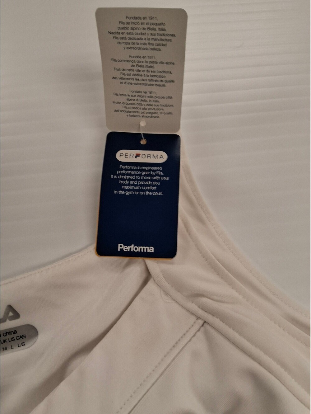 Fila Women's White Athletic Dress Size Large - Picture 3 of 6